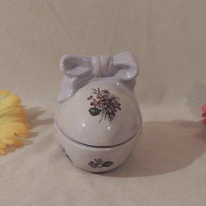 EASTER EGG CANDY DISH/SMALL CERAMIC